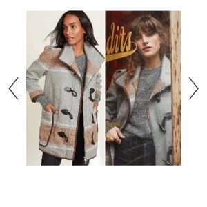 NWT - never worn Veronica Beard Toggle Dickey coat sz XS